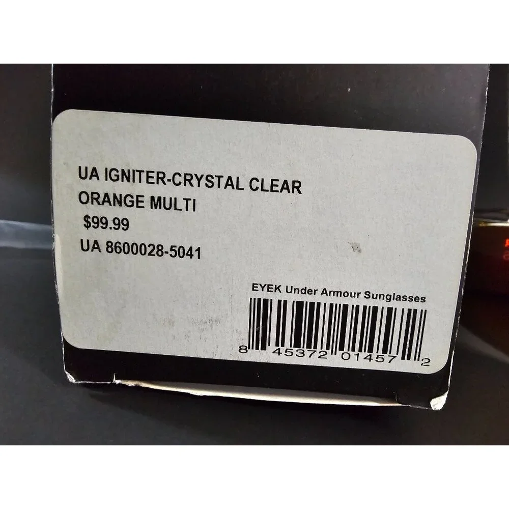 Under Armour Igniter Crystal Clear‎ Sunglasses Orange Multi 8600028-5041